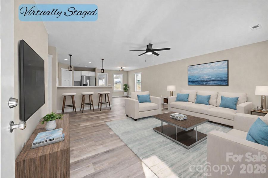 Virtually Staged - Living Room