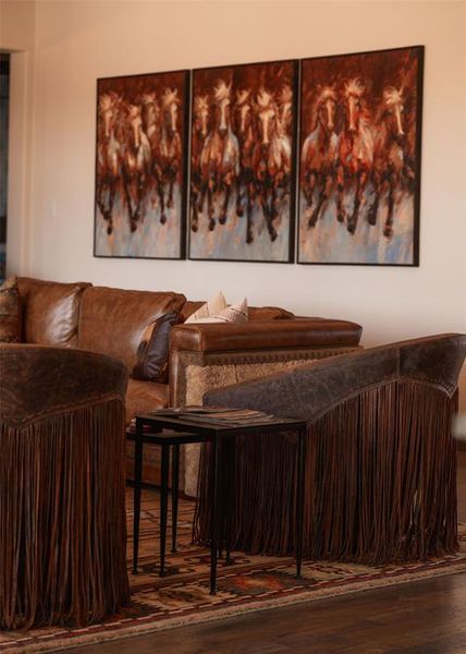 Furnished interior view inside a new home in Santana Ridge, Weatherford (Image 16). Furnished interior view inside a new home in Santana Ridge, Weatherford (Image 16).