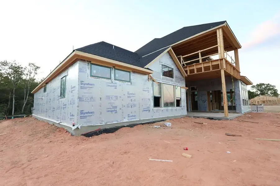 In-progress construction of a new home in Briarley, Montgomery, TX (Image 5). In-progress construction of a new home in Briarley, Montgomery, TX (Image 5).