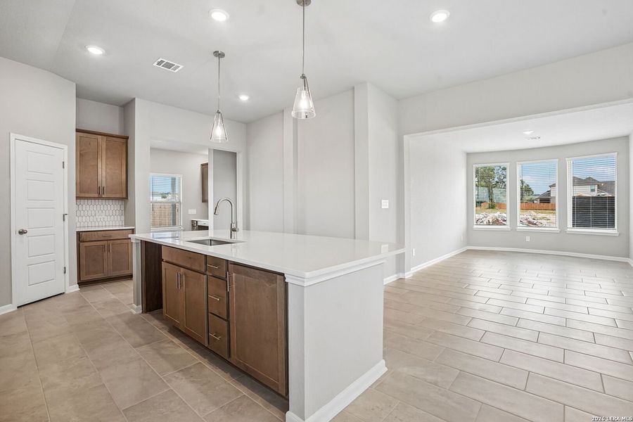 Furnished interior view inside a new home in Kallison Ranch, San Antonio (Image 16).
