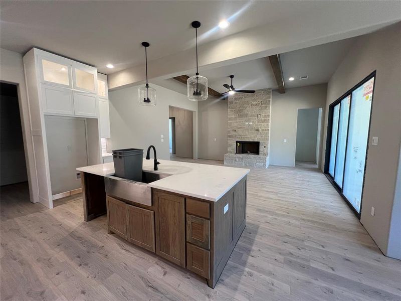 Furnished interior view inside a new home in Escondido Ranches, Poolville (Image 6).