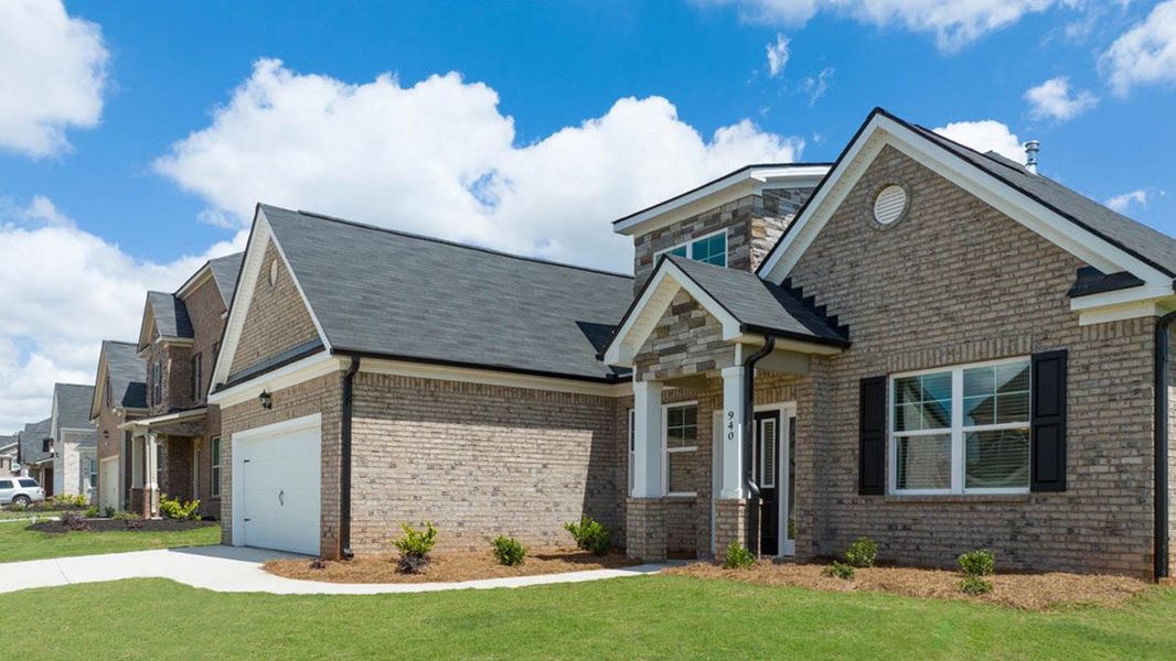 Representative exterior photo of a completed home built from the Marlene by D.R. Horton in Evergreen Crossing, Locust Grove, GA (Image 21). Representative exterior photo of a completed home built from the Marlene by D.R. Horton in Evergreen Crossing, Locust Grove, GA (Image 21).