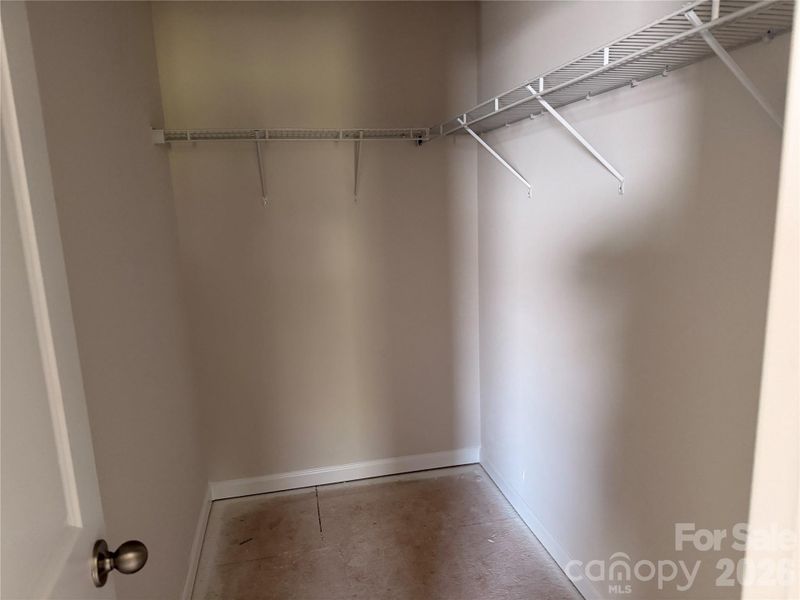 primary walk in closet