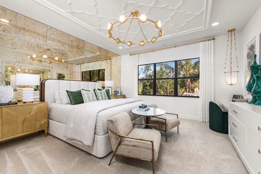 Representative furnished interior of a home built from the Bahama by GL Homes in Valencia Harbor (55+), Fort Myers (Image 11).
