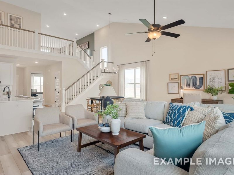 Furnished interior view inside a new home in Woods Crossing, Gallatin (Image 19).