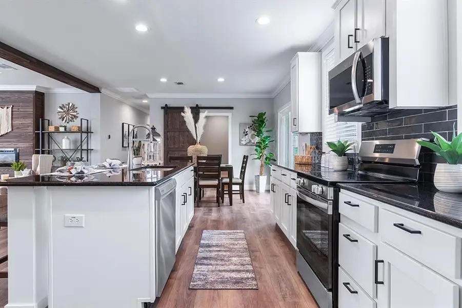 Furnished interior view inside a new home in , Kemp (Image 3).