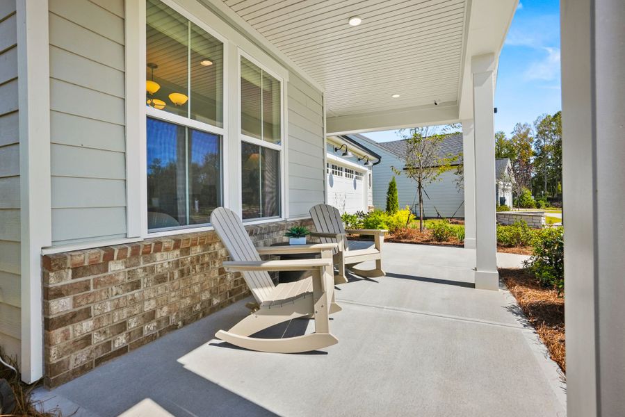 Representative exterior details of a home built from the Palmary by Del Webb in Del Webb Carolina Ridge, Midland (Image 33).