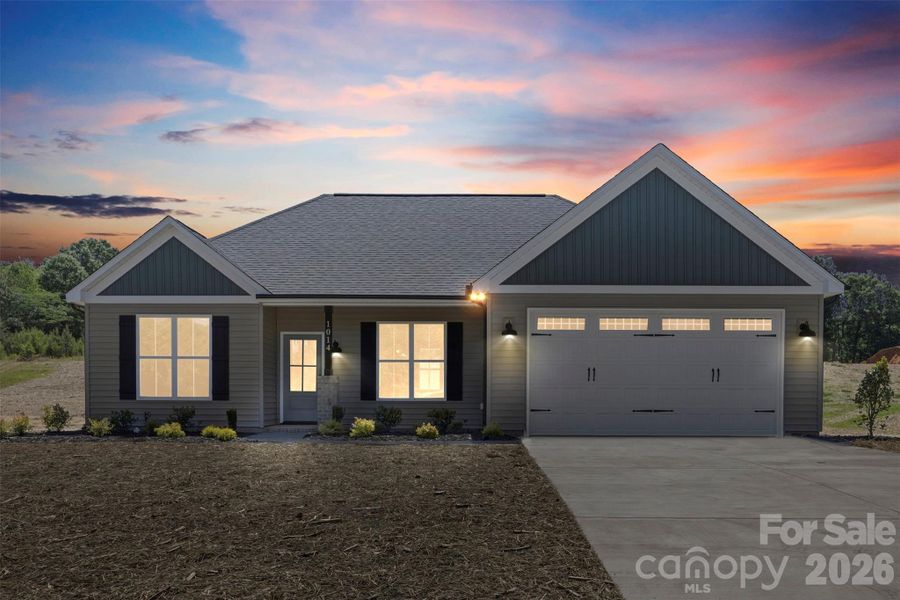 Front exterior of a new home in , Albemarle, NC, highlighting curb appeal (Image 2). Front exterior of a new home in , Albemarle, NC, highlighting curb appeal (Image 2).