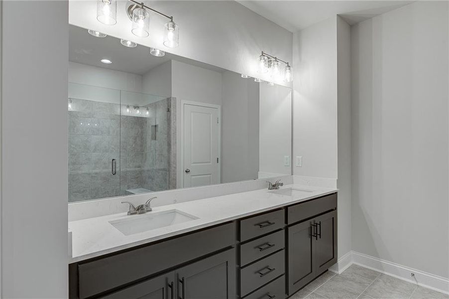 Furnished interior view inside a new home in , Sugar Hill (Image 16).