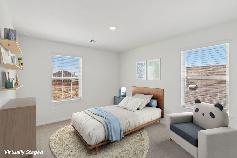 Furnished interior view inside a new home in Pine Lake Cove - Premier Series, Montgomery (Image 8).