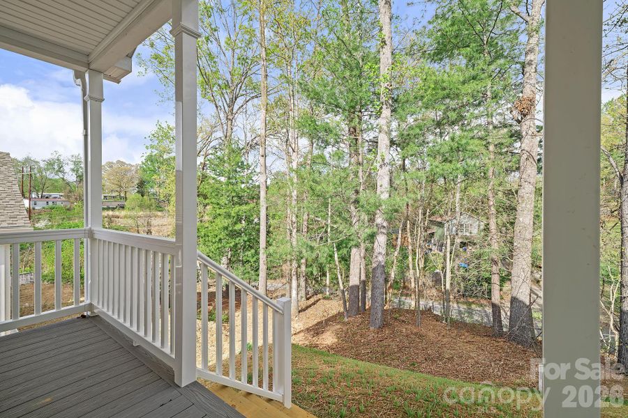 Exterior details and patio area of a home in , Asheville (Image 3).