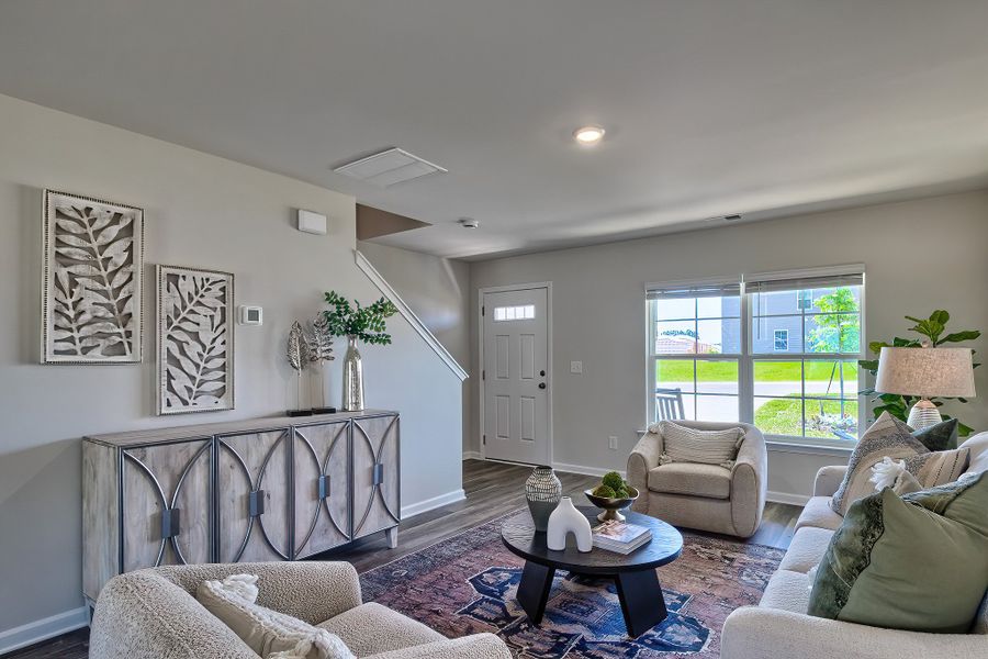 Representative furnished interior of a home built from the Poplar A by McGuinn Homes in Rivers Crossing, Aiken (Image 7).