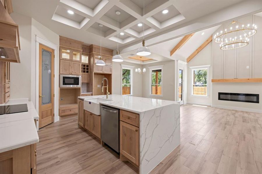Furnished interior view inside a new home in , Sansom Park (Image 8).