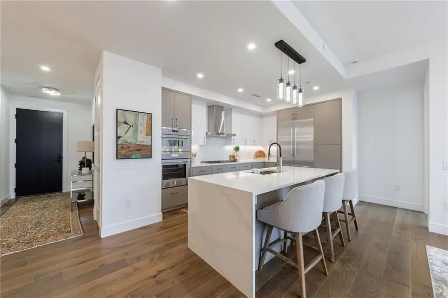 Furnished interior view inside a new home in The Dillon Buckhead, Atlanta (Image 8).