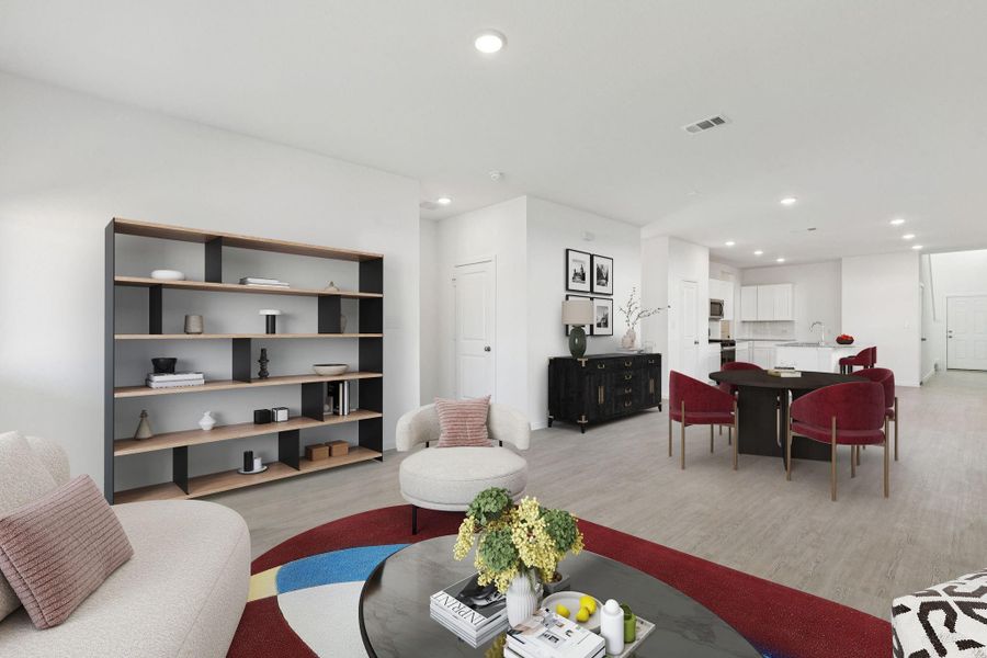 Furnished interior view inside a new home in Montgomery Bend, Montgomery (Image 11).