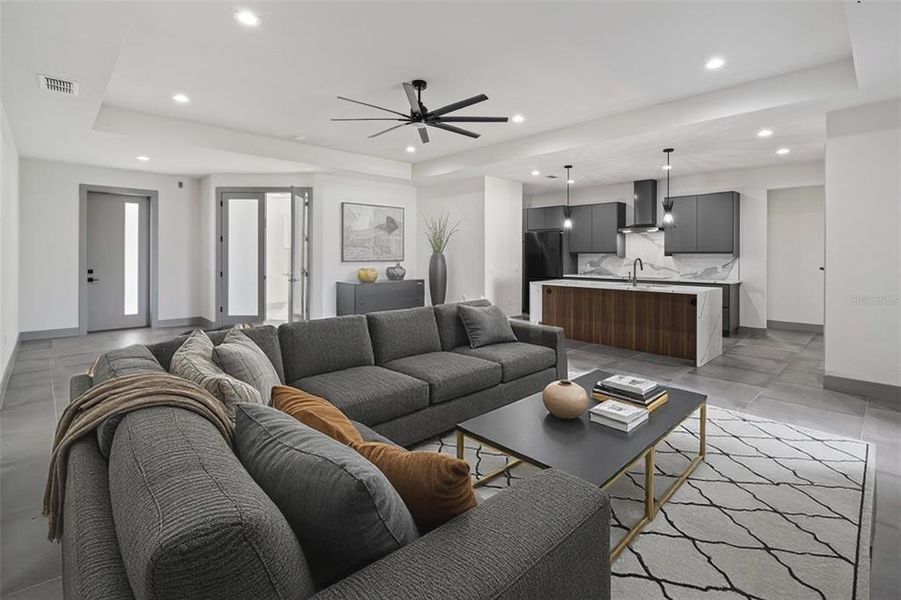 Furnished interior view inside a new home in , Palm Coast (Image 9).