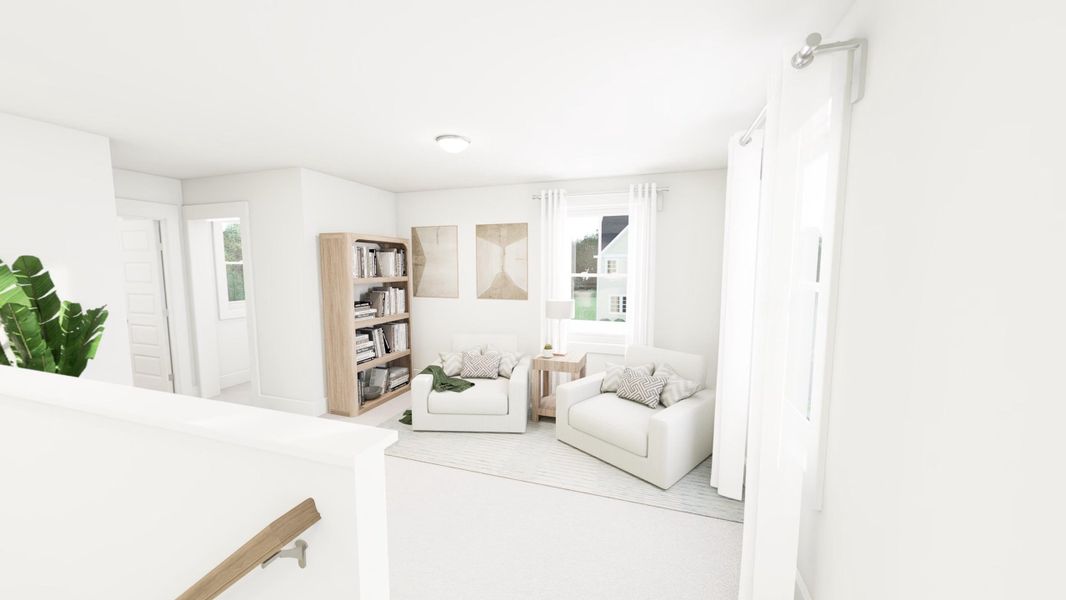 Furnished interior view inside a new home in McConnell Ridge, McLeansville (Image 9).