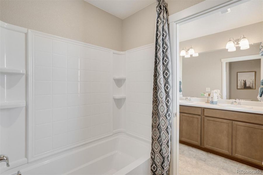 Furnished interior view inside a new home in Spring Valley Ranch, Elizabeth (Image 27).