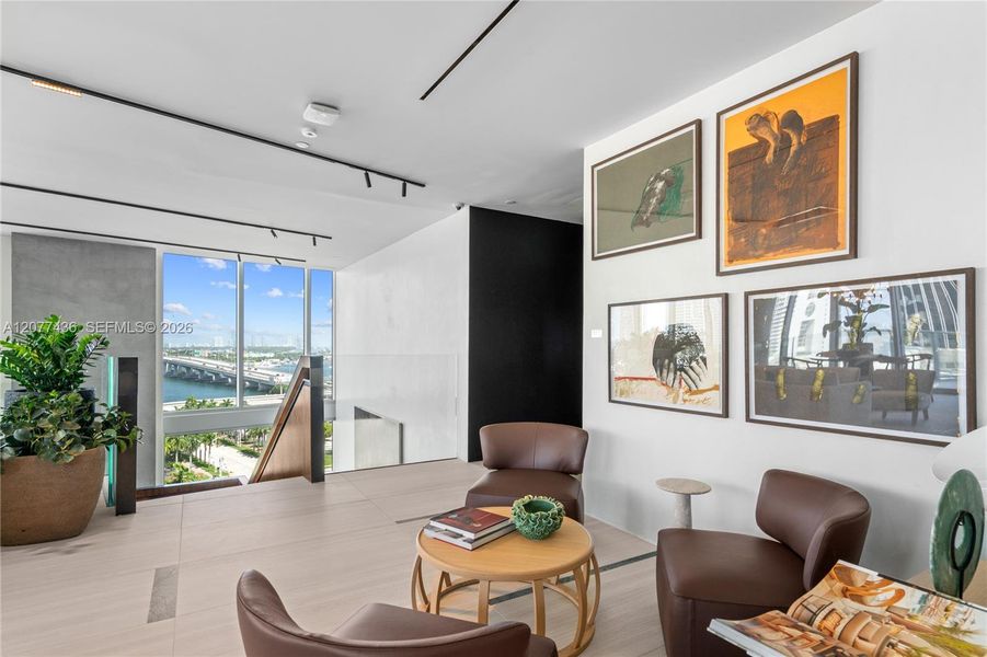 Furnished interior view inside a new home in , Miami (Image 12). Furnished interior view inside a new home in , Miami (Image 12).