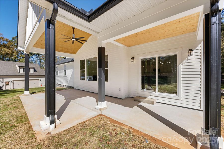 Exterior details and patio area of a home in , Sherrills Ford (Image 19).