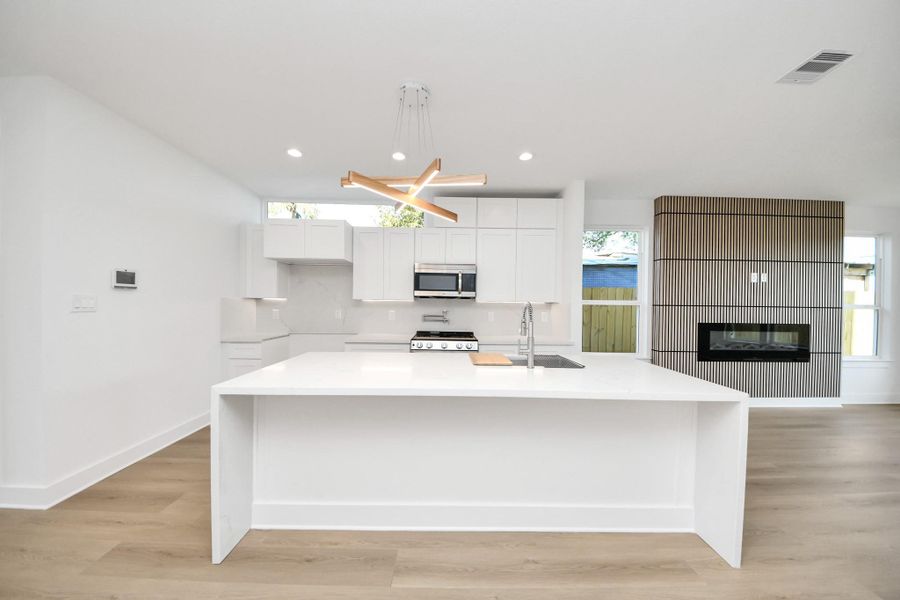 Furnished interior view inside a new home in , Houston (Image 6). Furnished interior view inside a new home in , Houston (Image 6).