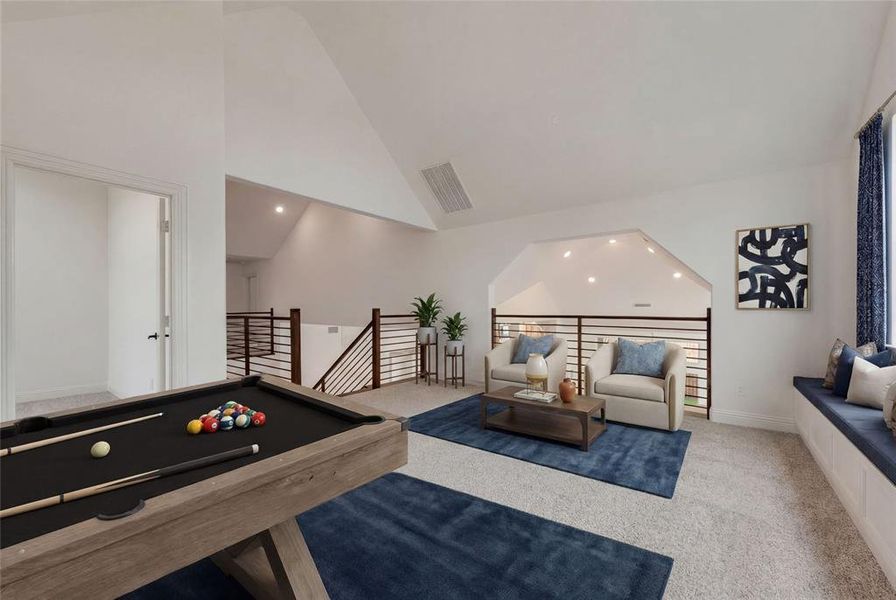 Furnished interior view inside a new home in Cedar Ridge Estates, Grand Prairie (Image 11).