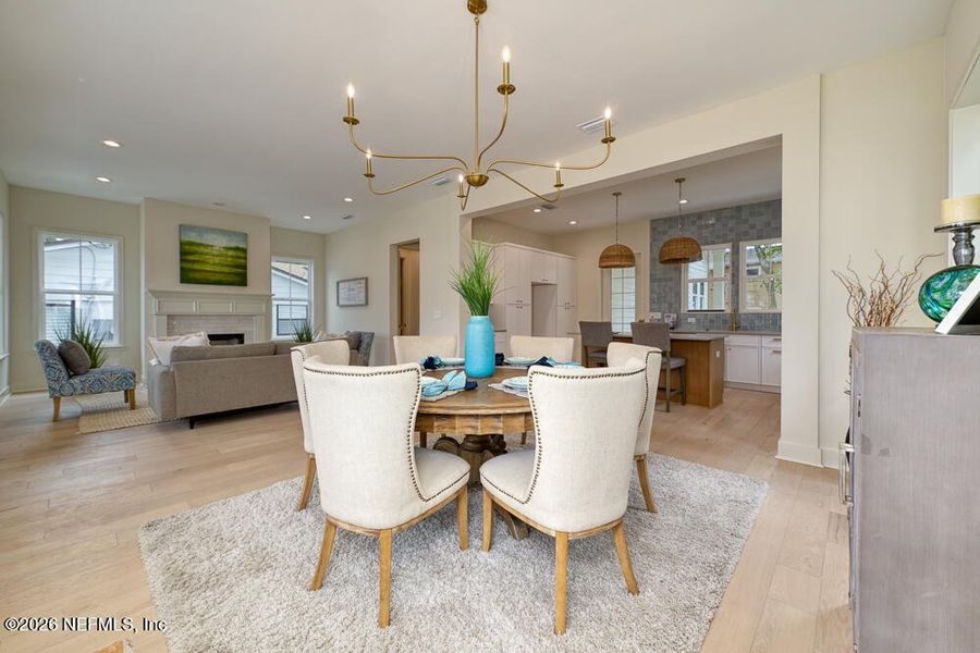 Furnished interior view inside a new home in , Jacksonville (Image 12). Furnished interior view inside a new home in , Jacksonville (Image 12).