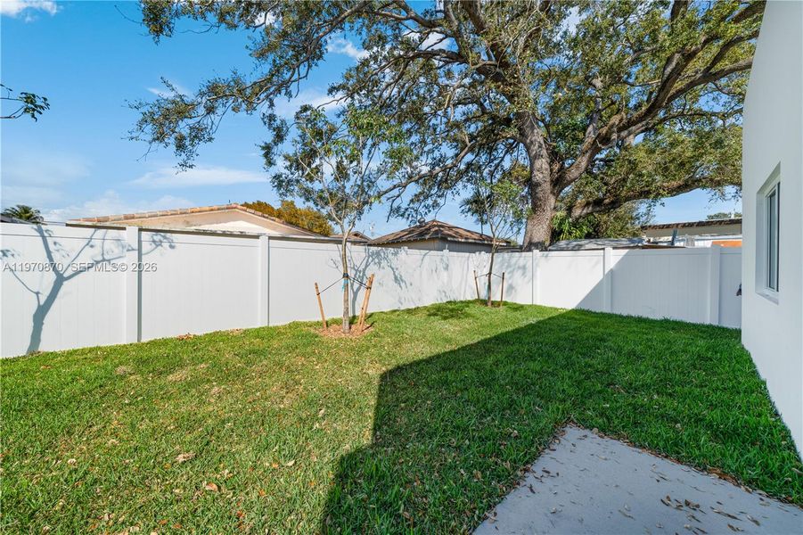 Exterior details and patio area of a home in , Miami (Image 3). Exterior details and patio area of a home in , Miami (Image 3).