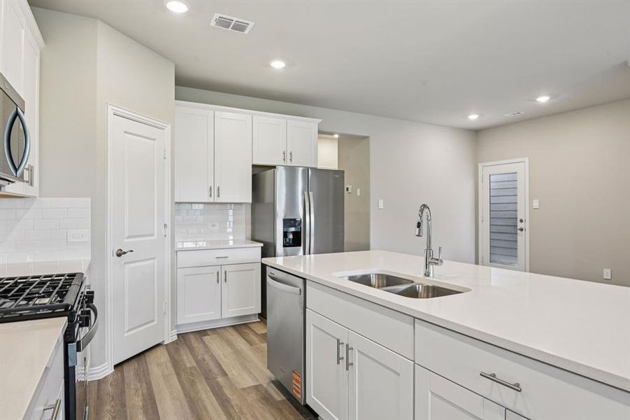 Furnished interior view inside a new home in Ashford Park - Cottage Series, Corinth (Image 9).