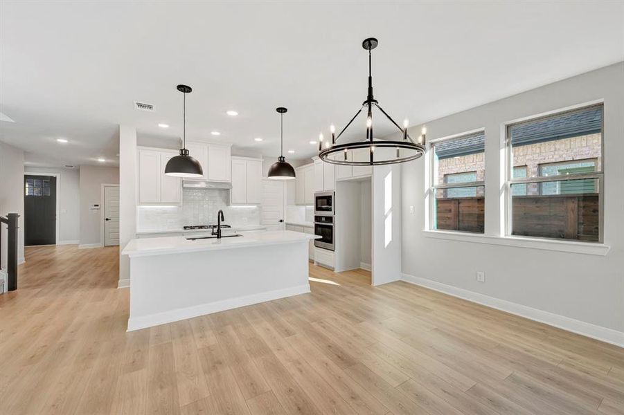 Furnished interior view inside a new home in Solterra - Garden Series, Mesquite (Image 14).