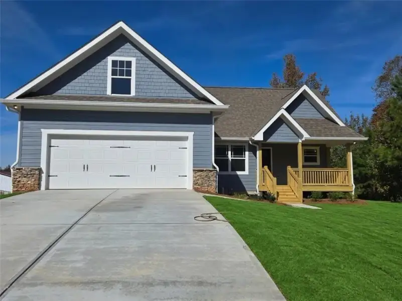 Front exterior of a new home in , Gainesville, GA, highlighting curb appeal (Image 20). Front exterior of a new home in , Gainesville, GA, highlighting curb appeal (Image 20).