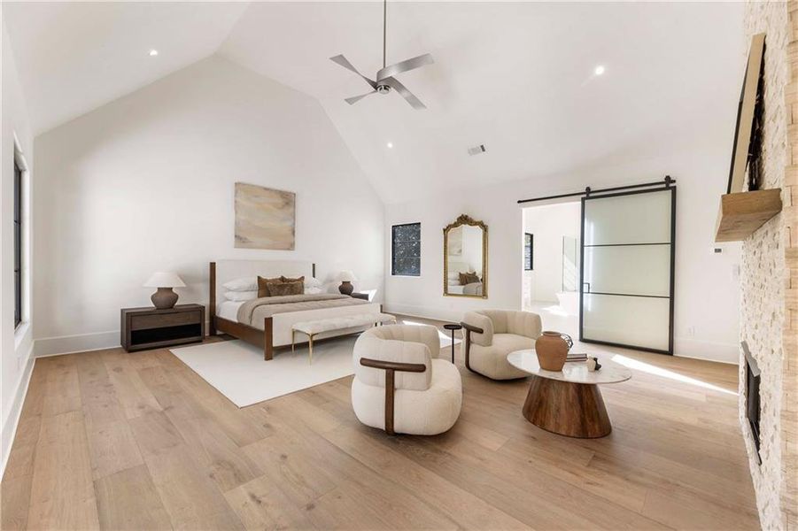 Furnished interior view inside a new home in , Sandy Springs (Image 53).