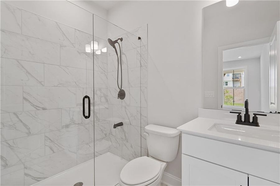 Furnished interior view inside a new home in Tiberon Woods, Cumming (Image 17).