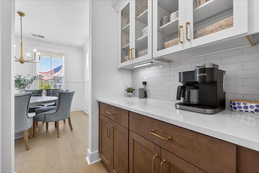 Furnished interior view inside a new home in Tidewater at Lakes of Cane Bay, Summerville (Image 34).