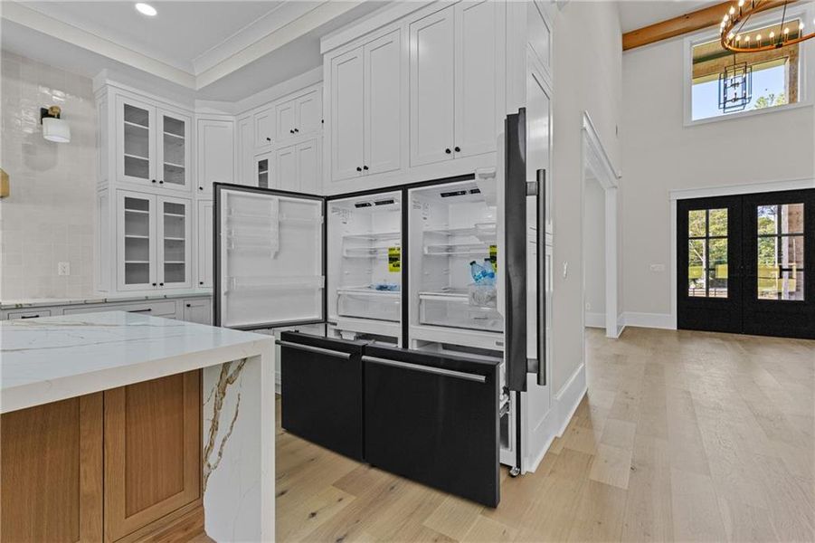 Furnished interior view inside a new home in , Monroe (Image 61).