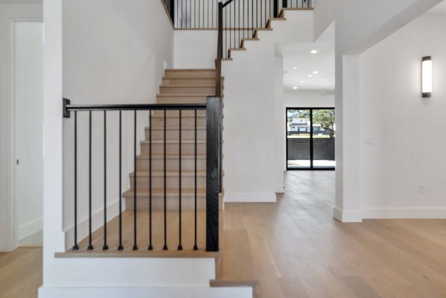 Spacious, unfurnished interior of a new home in Milky Way at River Place, Austin (Image 15).