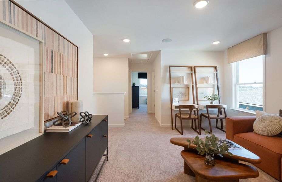 A loft is perfect for family game night in your new home