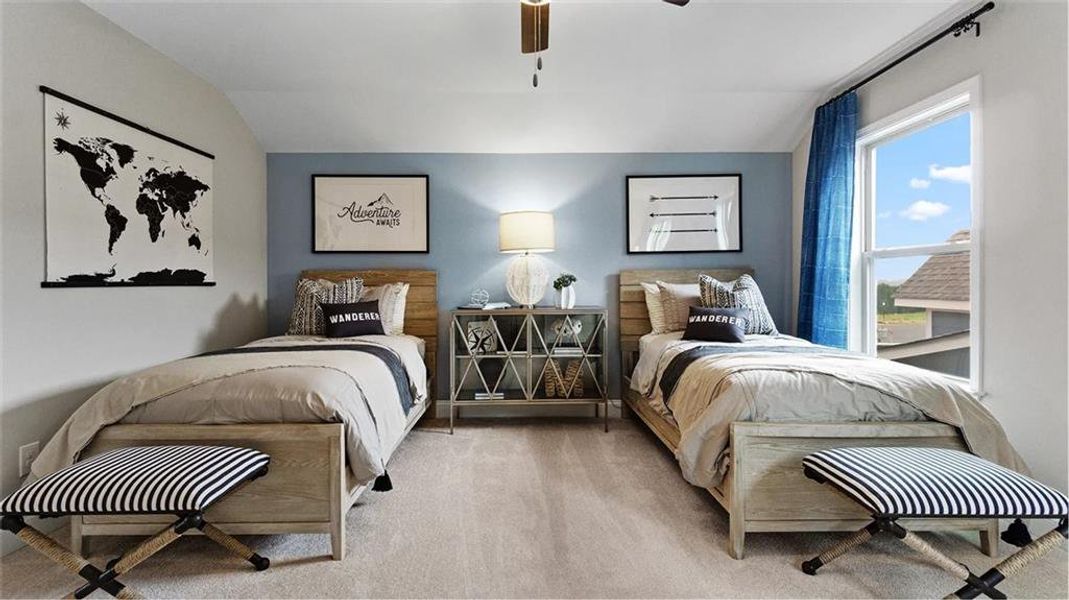 Furnished interior view inside a new home in The Court at Gainesville Township, Gainesville (Image 8).