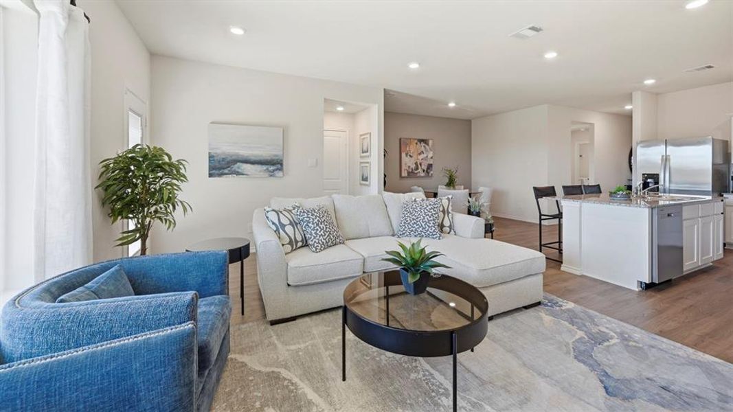 Furnished interior view inside a new home in Chalk Hill, Celina (Image 20).