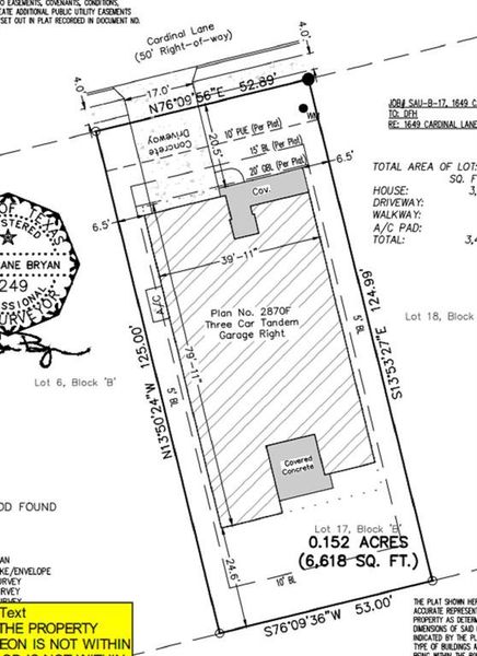 Plot plan