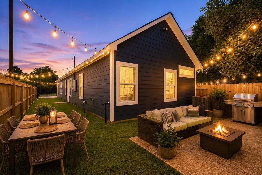 perfect yard for family gatherings