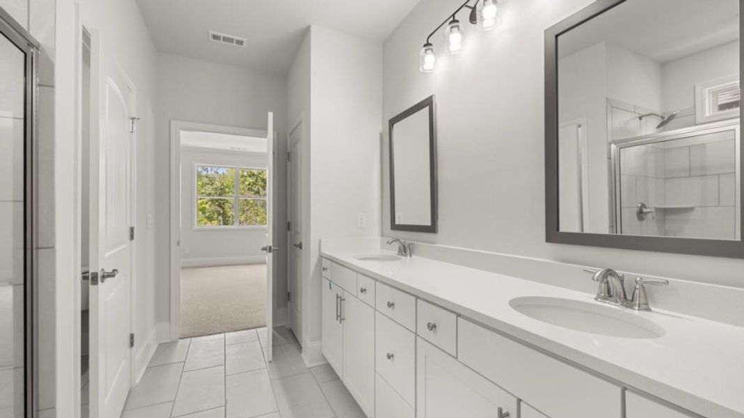Furnished interior view inside a new home in , Dallas (Image 6).