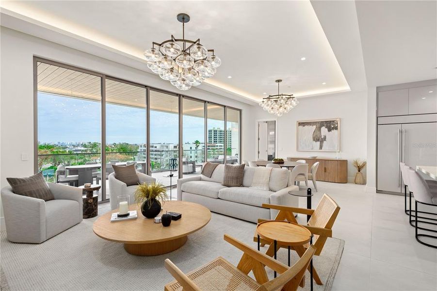 Furnished interior view inside a new home in , Longboat Key (Image 21). Furnished interior view inside a new home in , Longboat Key (Image 21).