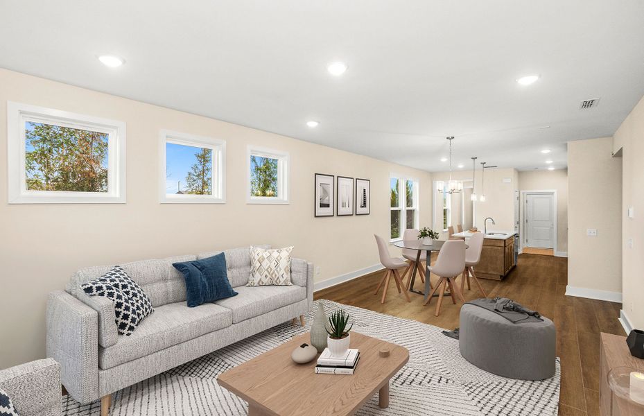 Furnished interior view inside a new home in Del Webb Barton Village, Lebanon (Image 12).