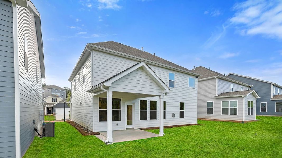 Exterior details and patio area of a home in Cottonwood Ridge, Piedmont (Image 21).