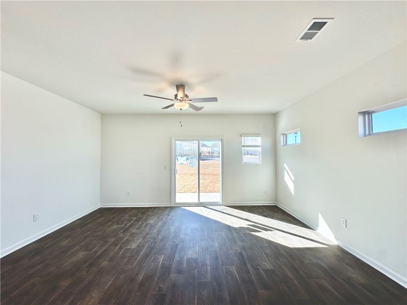 Spacious, unfurnished interior of a new home in Champions Village at Cherry Hill, Pendleton (Image 13).