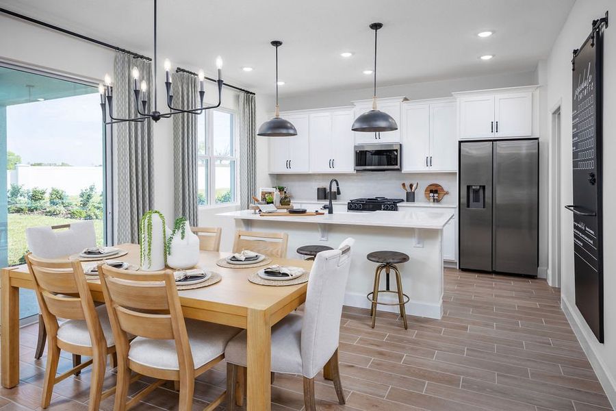 Furnished interior in a model home at Oakview in Apopka (Image 19).