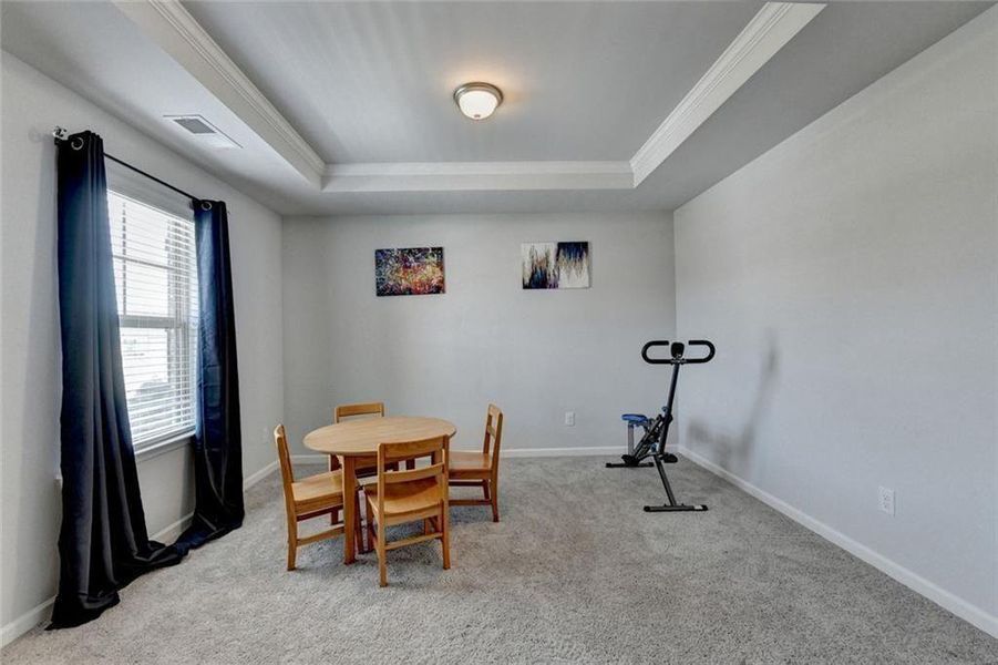 Furnished interior view inside a new home in Adagio, Dacula (Image 39).