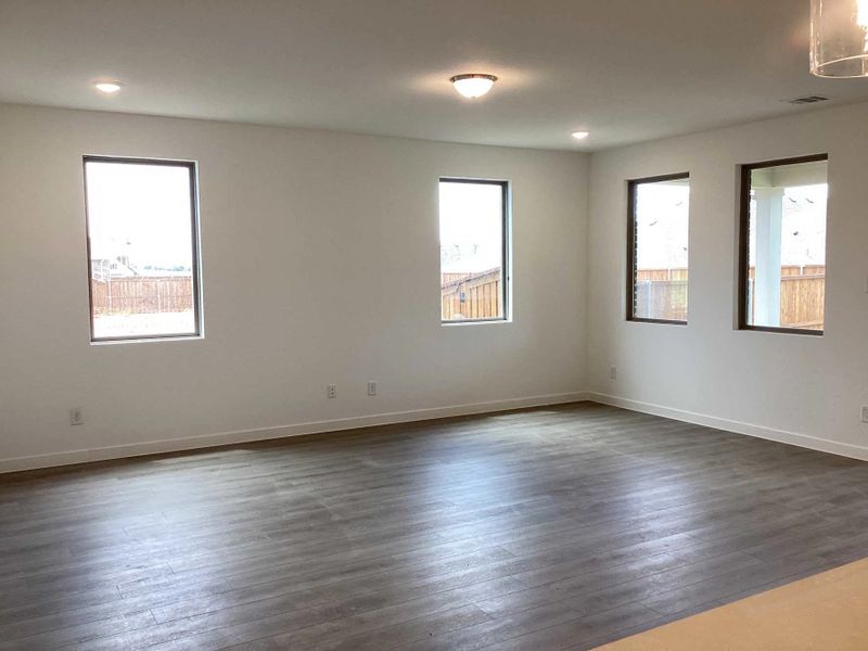 Family Room Construction Progress