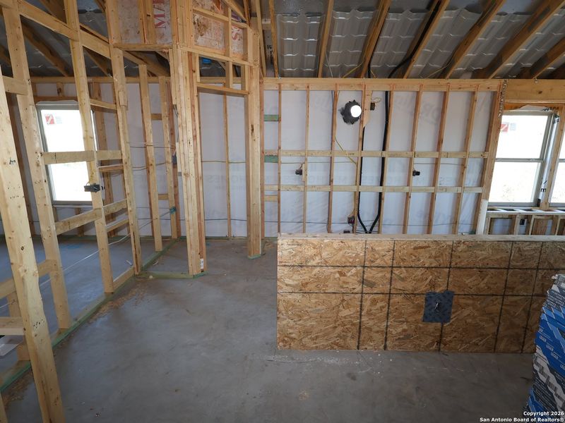 In-progress construction of a new home in Chaparral Ranch, Floresville, TX (Image 20).